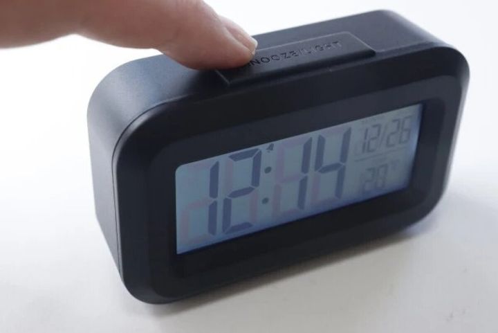 ダイソー ミニデジタル時計 使用例