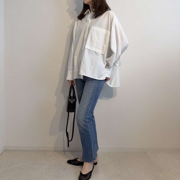 Owné Oddo Shirtsのデニムコーデ