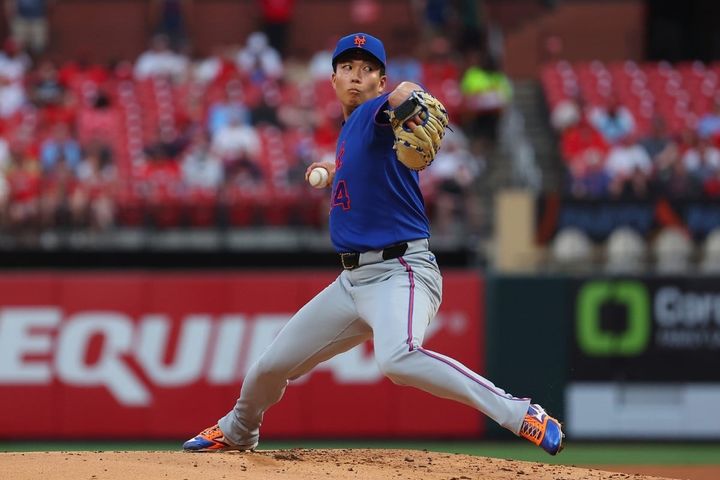 今季初登板に臨んだメッツ・千賀滉大（C）Getty Images