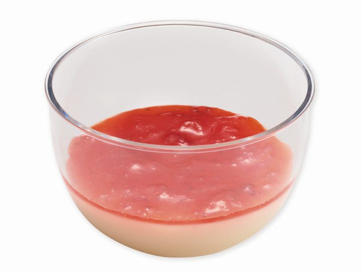 豆乳ぷりん（いちごソース） 