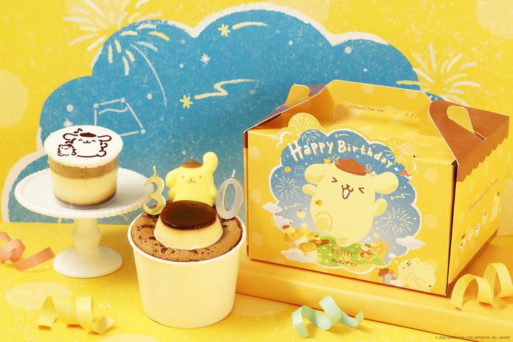 パステル「ポムポムプリン」コラボスイーツ