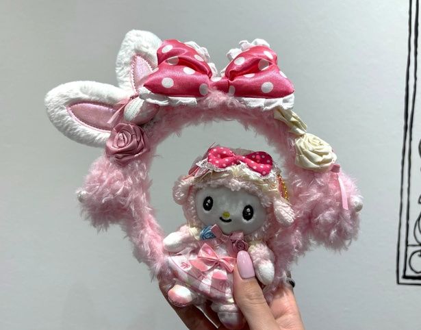 PUROSPRINGPARTY カチューシャ(マイスウィートピアノ)(3190円)、PUROSPRINGPARTY マスコット(マイスウィートピアノ)(3300円)