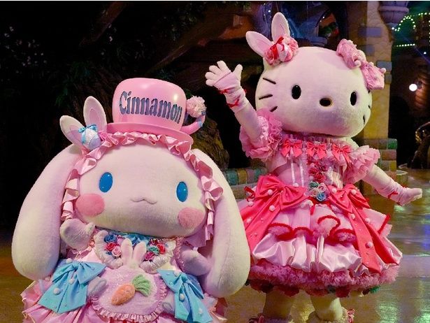 キャラクターたちが目の前まで来てくれて思わず大興奮！