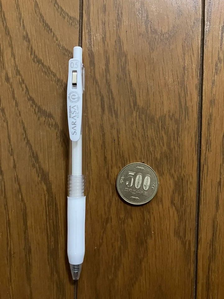 Seria(セリア)：サラサクリップ ミルクカラー