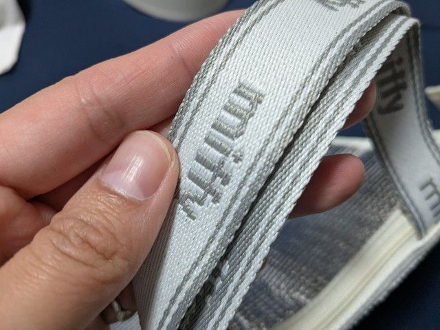 ミッフィー保冷ランチバッグ miffyロゴ入り持ち手