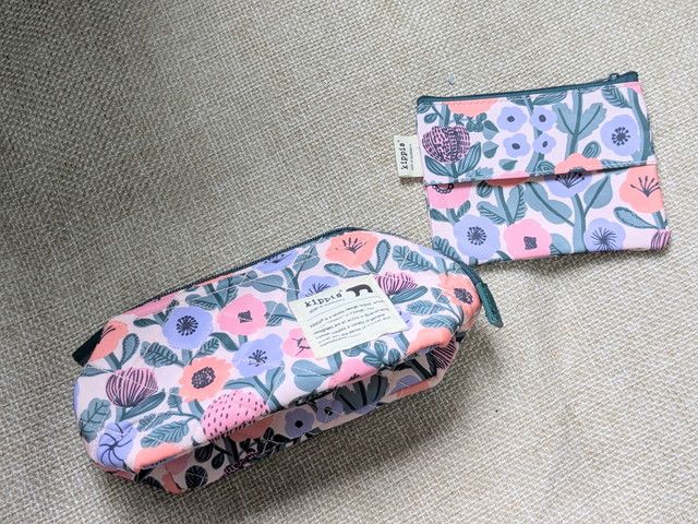 kippis キルティングポーチ＆ティッシュポーチ セット