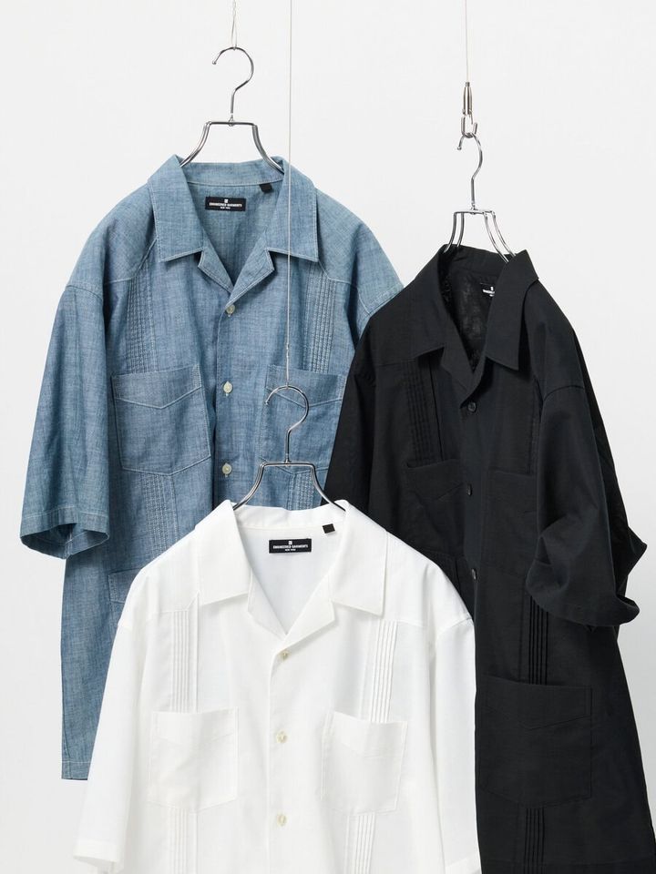 ENGINEERED GARMENTS（エンジニアードガーメンツ）とGU（ジーユー）によるコラボレーションの春夏コレクションが初登場。店頭販売に先駆けオンラインでの予約販売を実施する。