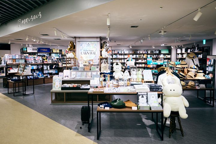 2Fの物販コーナー