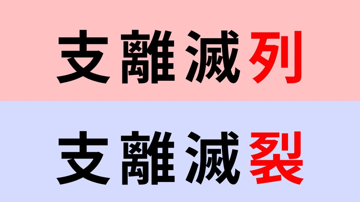 支離滅裂 と は