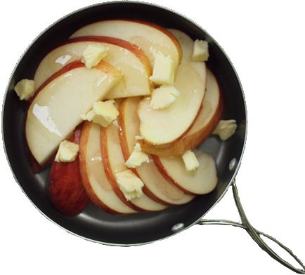 お手軽キャンプ飯レシピ「はちみつ焼きりんご」