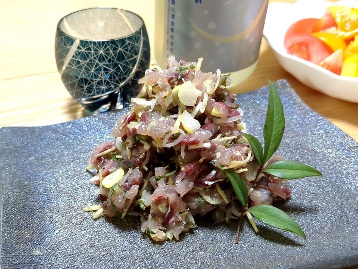 イワシのなめろうを手軽に！