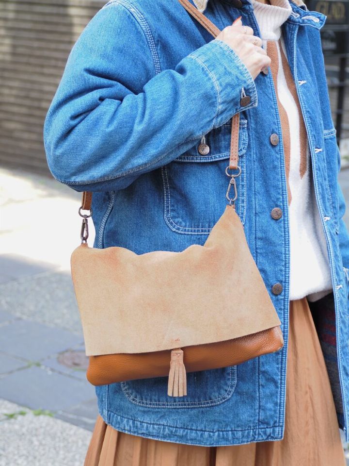 イタリアンレザーのバッグ