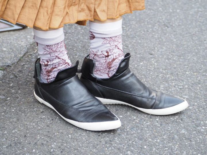 マナのレザーシューズ