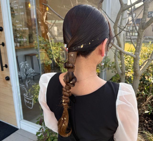 ヘアアレンジ後姿