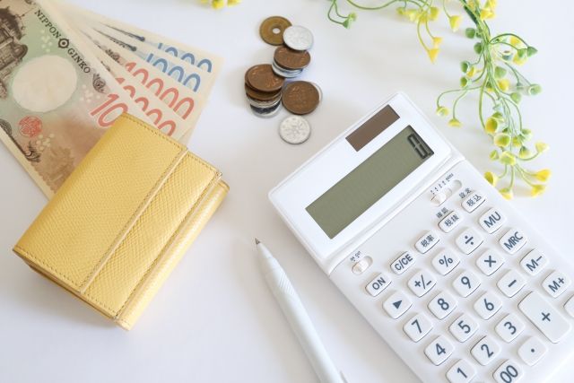 電卓とお金