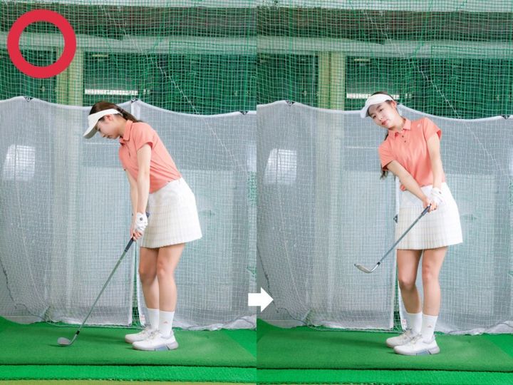 フワッと高く上がって止まる球を打つ！女子プロがコツを解説