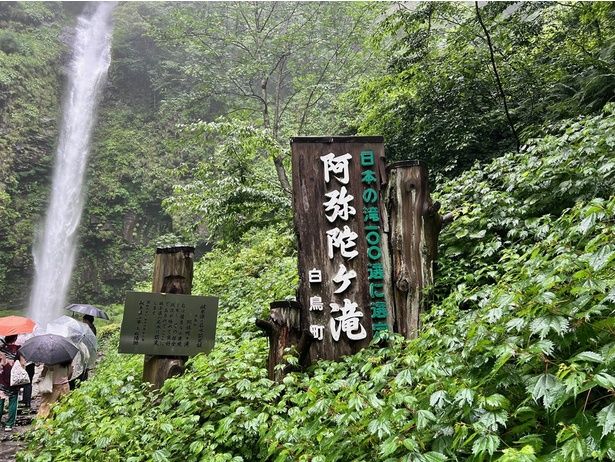 「日本の滝100選」にも選ばれる美しい場所