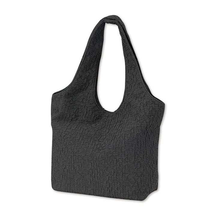 2026春しまむらコラボ黒ハンドバッグ