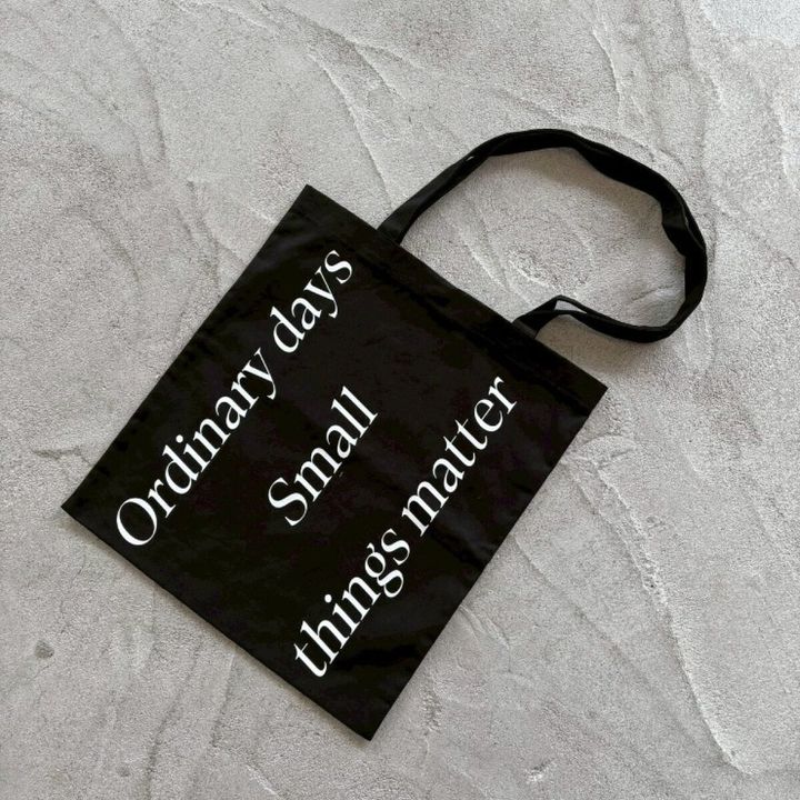 2026春しまむらコラボ黒帆布トートバッグ