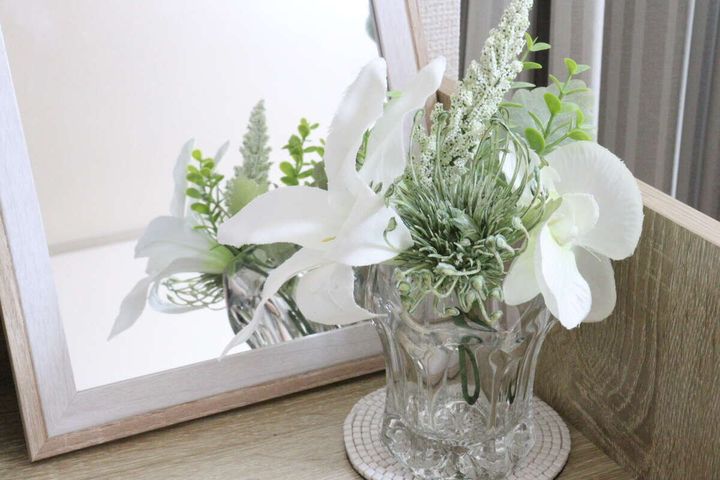 リリーピンクッションブーケ 使用例