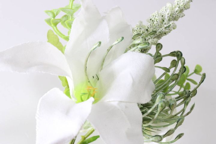 リリーピンクッションブーケ ユリ