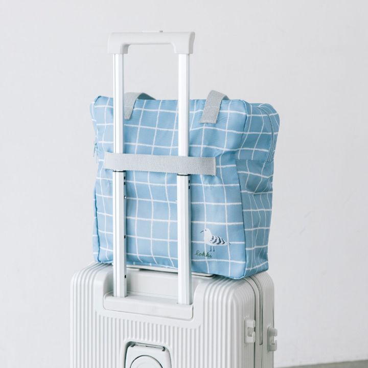 kippis×井上咲楽 トラベルコラボ ケース付きボストンバッグ使用例