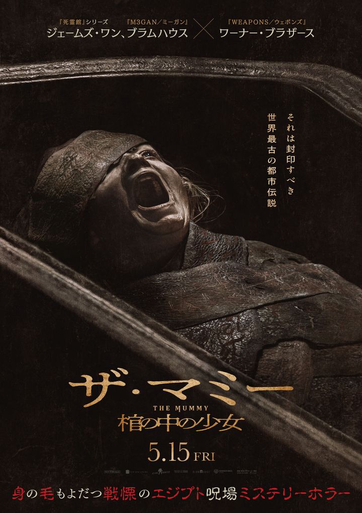 映画『THE MUMMY／ザ・マミー 棺の中の少女』ポスター （C）2026 Warner Bros. Ent. All rights reserved width=
