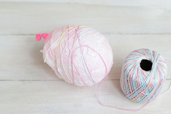 レース糸を巻く