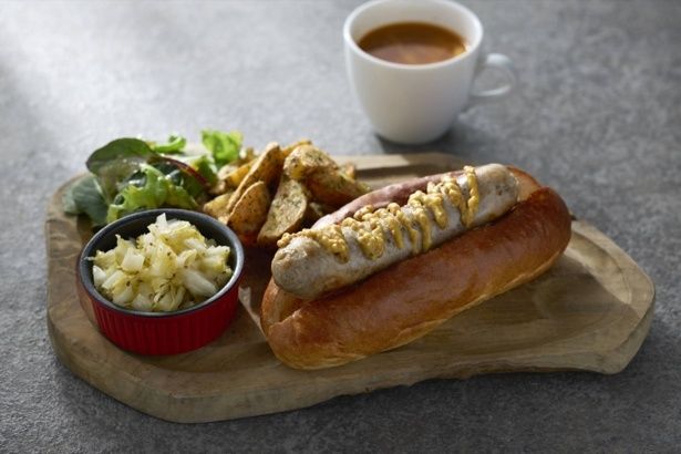 ランチ限定「自家製ホットドッグ」