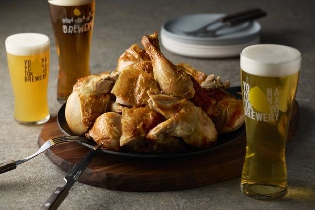 岩手県産「菜彩鶏」を使用したローストチキン