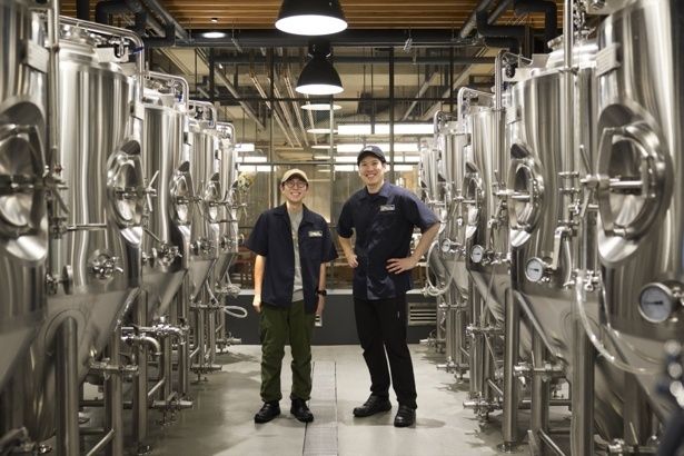 2人のブルワーが現地に赴任し、醸造を担当