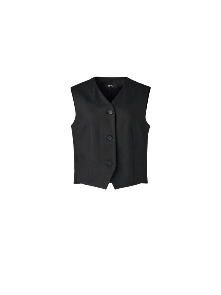 プレミアムリネンベスト￥4,990