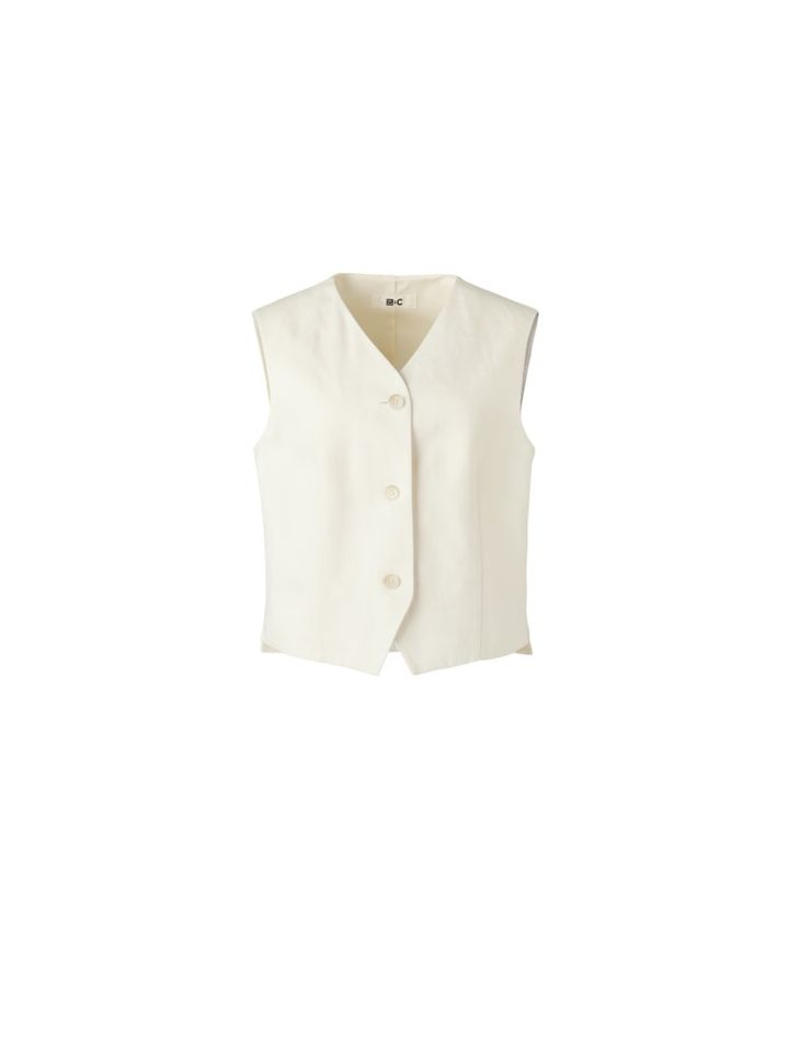 プレミアムリネンベスト￥4,990