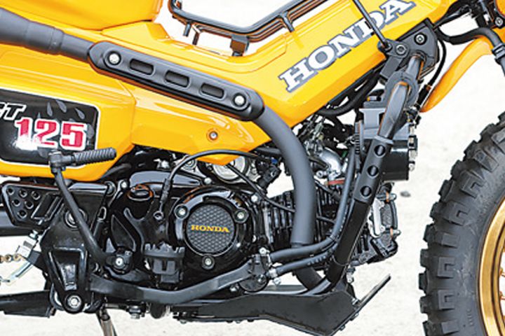 【CT125カスタム】極太タイヤで野山を駆ける！GROM倒立フォーク流用で魅せる「最強のオフ足」