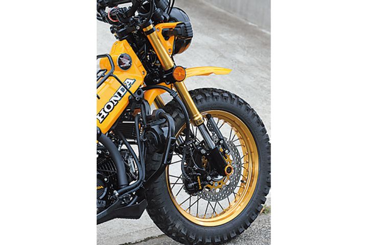 【CT125カスタム】極太タイヤで野山を駆ける！GROM倒立フォーク流用で魅せる「最強のオフ足」