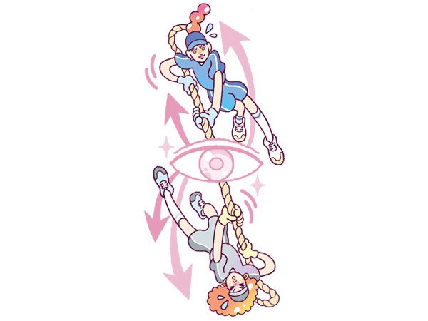 ハリ実感レベルはまるで上まぶたと下まぶたの綱引き大会！