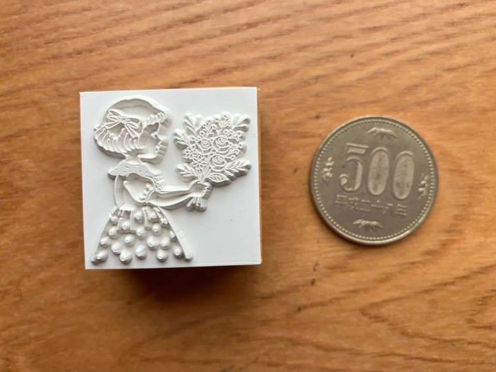 DAISO(ダイソー)：すたんぷの世界(3cm×3cm、記念日)