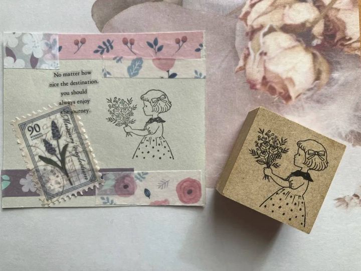 DAISO(ダイソー)：すたんぷの世界(3cm×3cm、記念日)