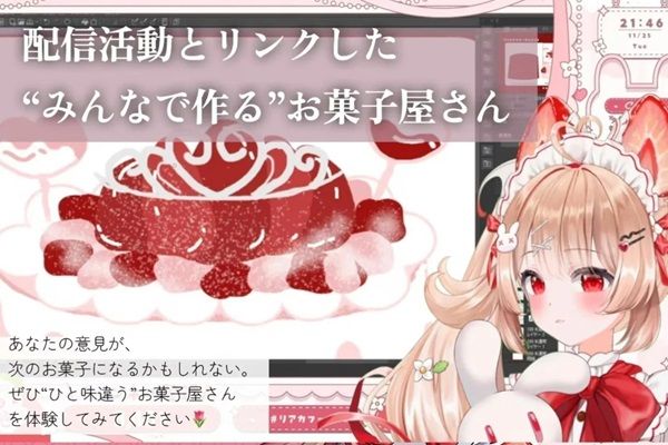 配信で生まれたアイデアを商品化するスイーツブランド「online pâtisserie Lien」誕生