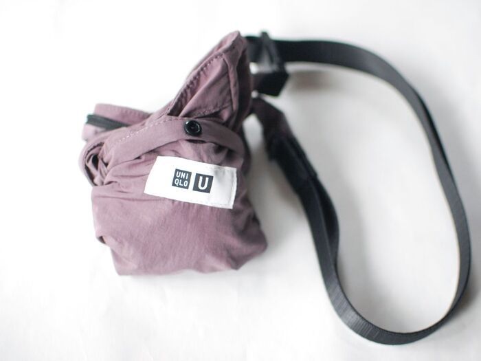 【ユニクロユー】こんなにコンパクトなっちゃうの！？収納上手な『パッカブルバッグ』が春のお出かけに大活躍♡