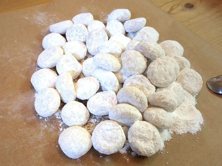 2回目の粉糖でおめかし