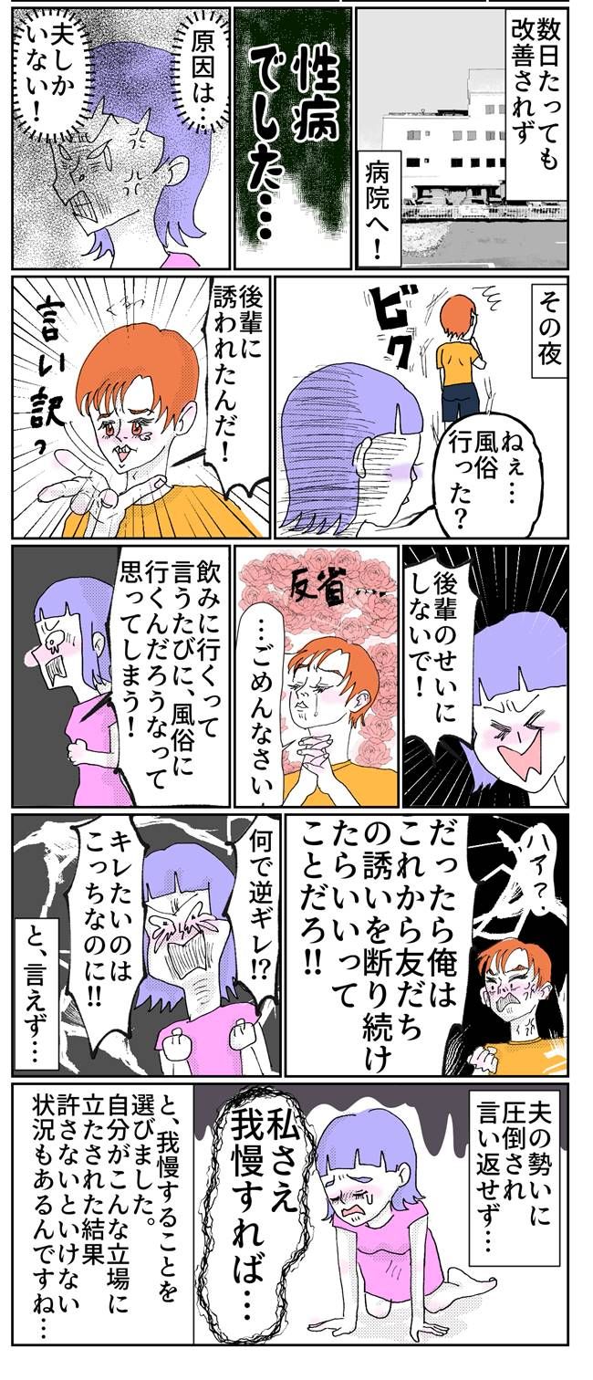 夫の裏切り