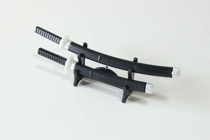 ダイソー ぬい用 刀 ブラック デザイン