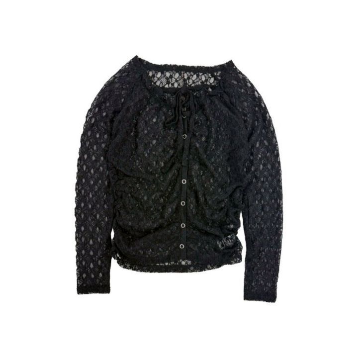 しまむらのレースカーディガン（mio）