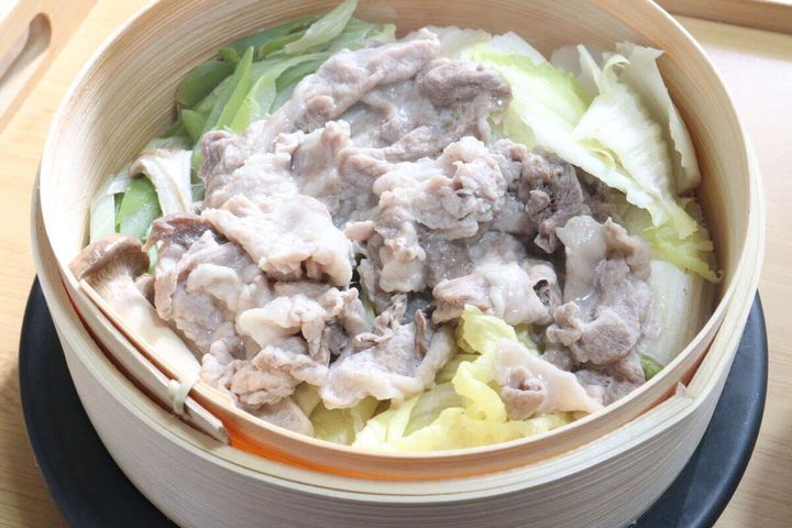 蒸し器・せいろ用シリコーンシート 使用例