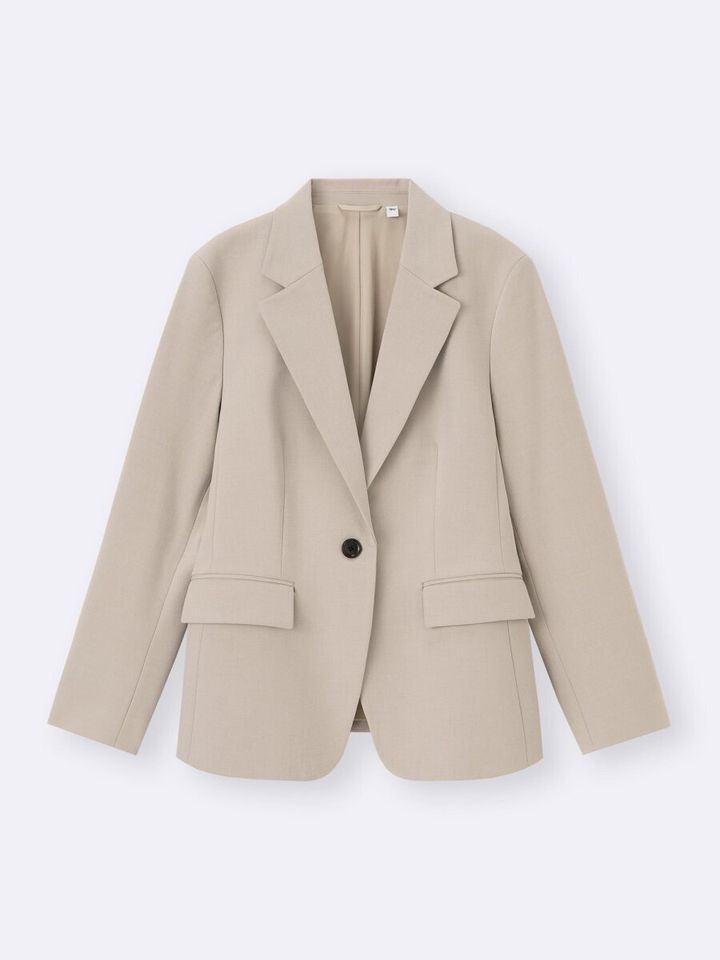 2026gu春大人女性おすすめウォッシャブルテーラードジャケット