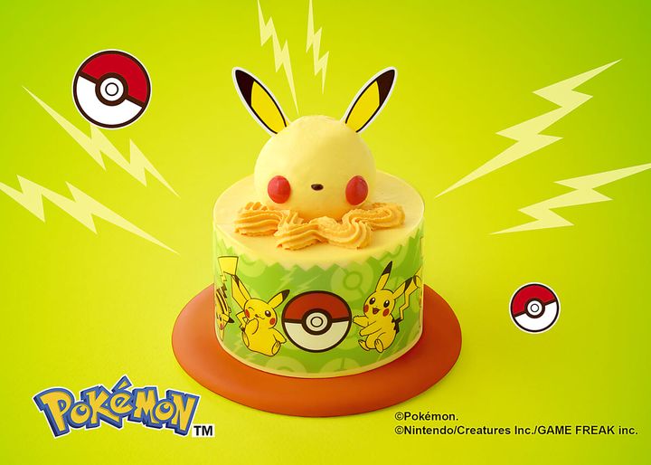 ＜ピカチュウ＞プリン風味ケーキ