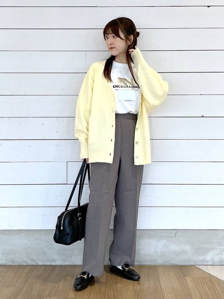 カーディガンコーデ3