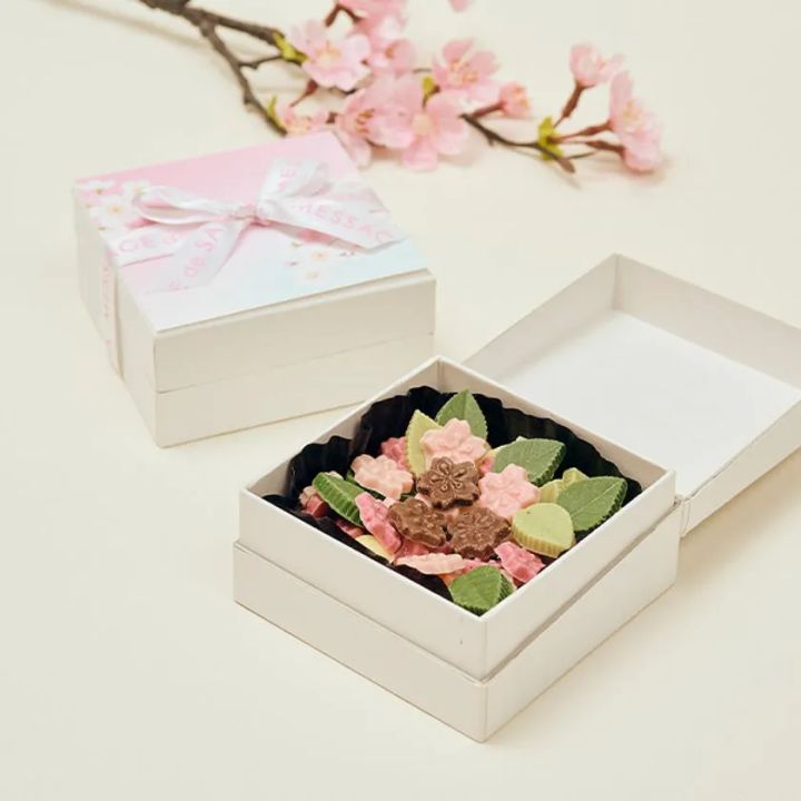 サクラ・シリーズチョコレートの詳細アップ