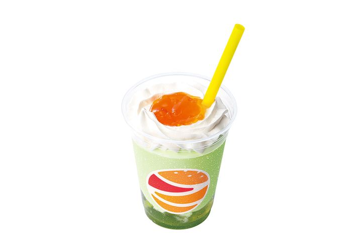 メロンパフェシェーキ／￥420（税込み）